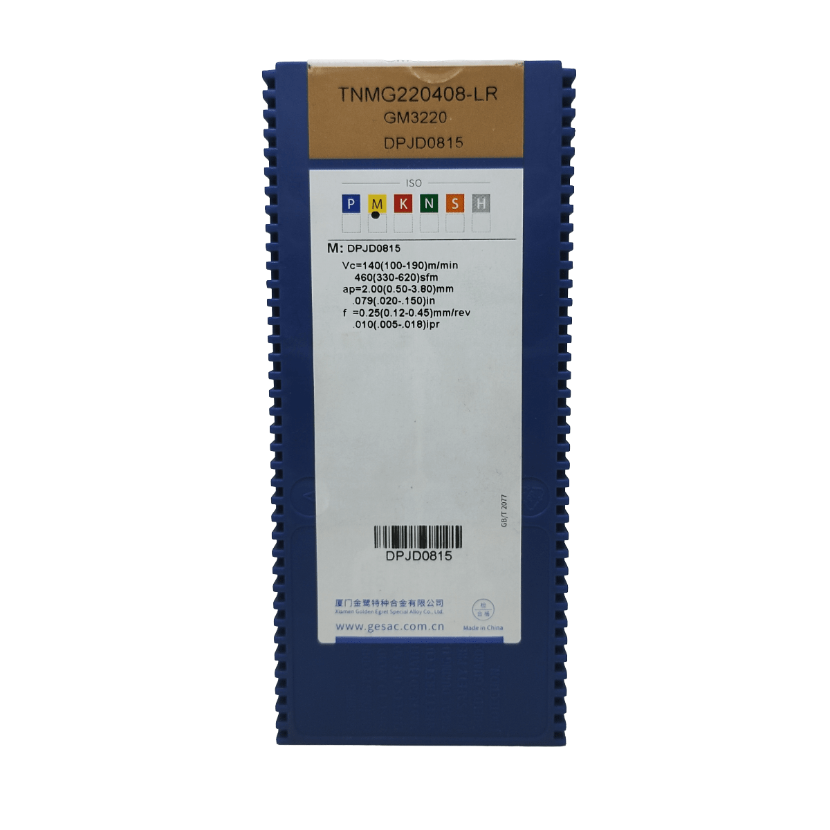 Caja inserto de torno TNMG220408-LR GM3220 (M) GESAC2