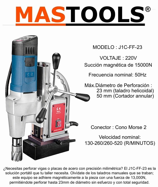 Taladro magnetico J1C-FF-23 CM2 DONGCHENG 0