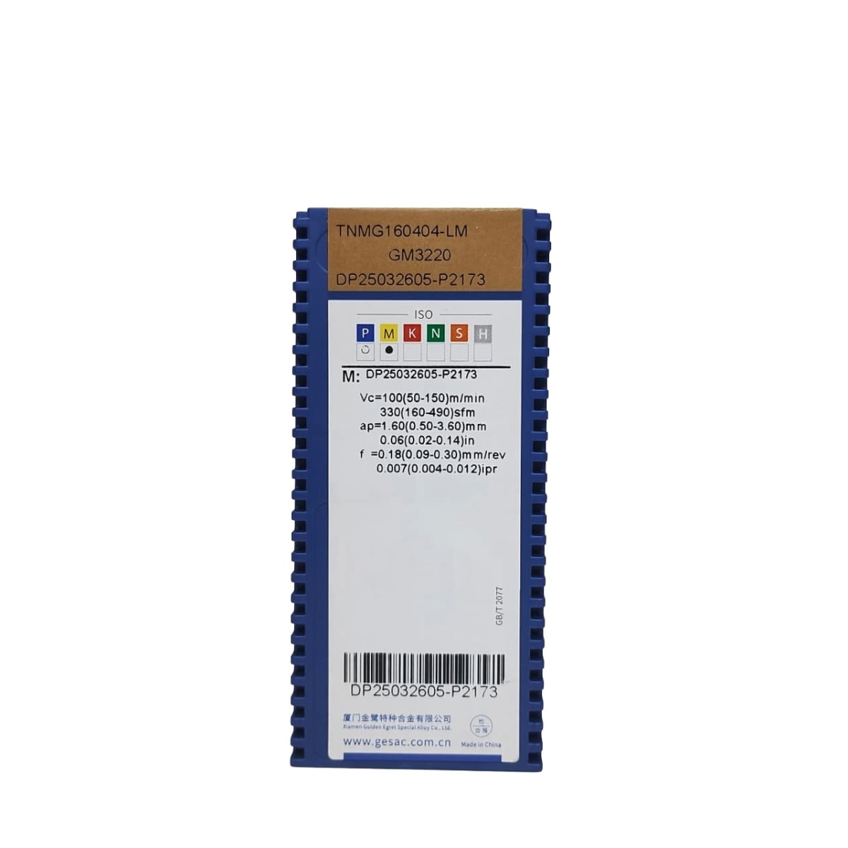 PROMO 5 cajas TNMG160404-LM GM3220 GESAC3