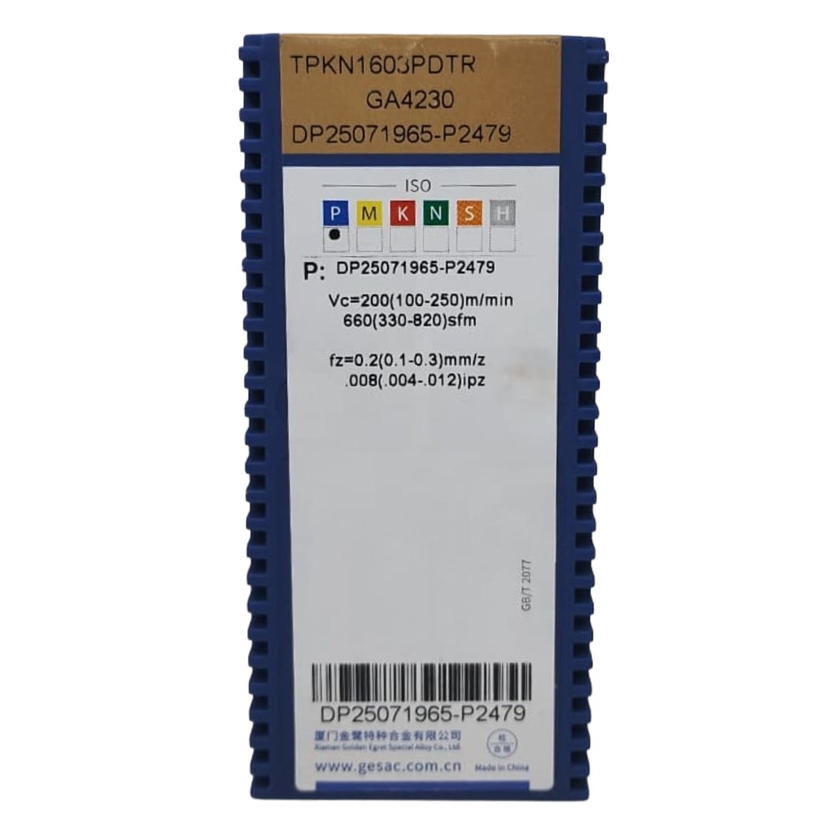Caja inserto de fresado TPKN1603PDTR-GA4230 GESAC2