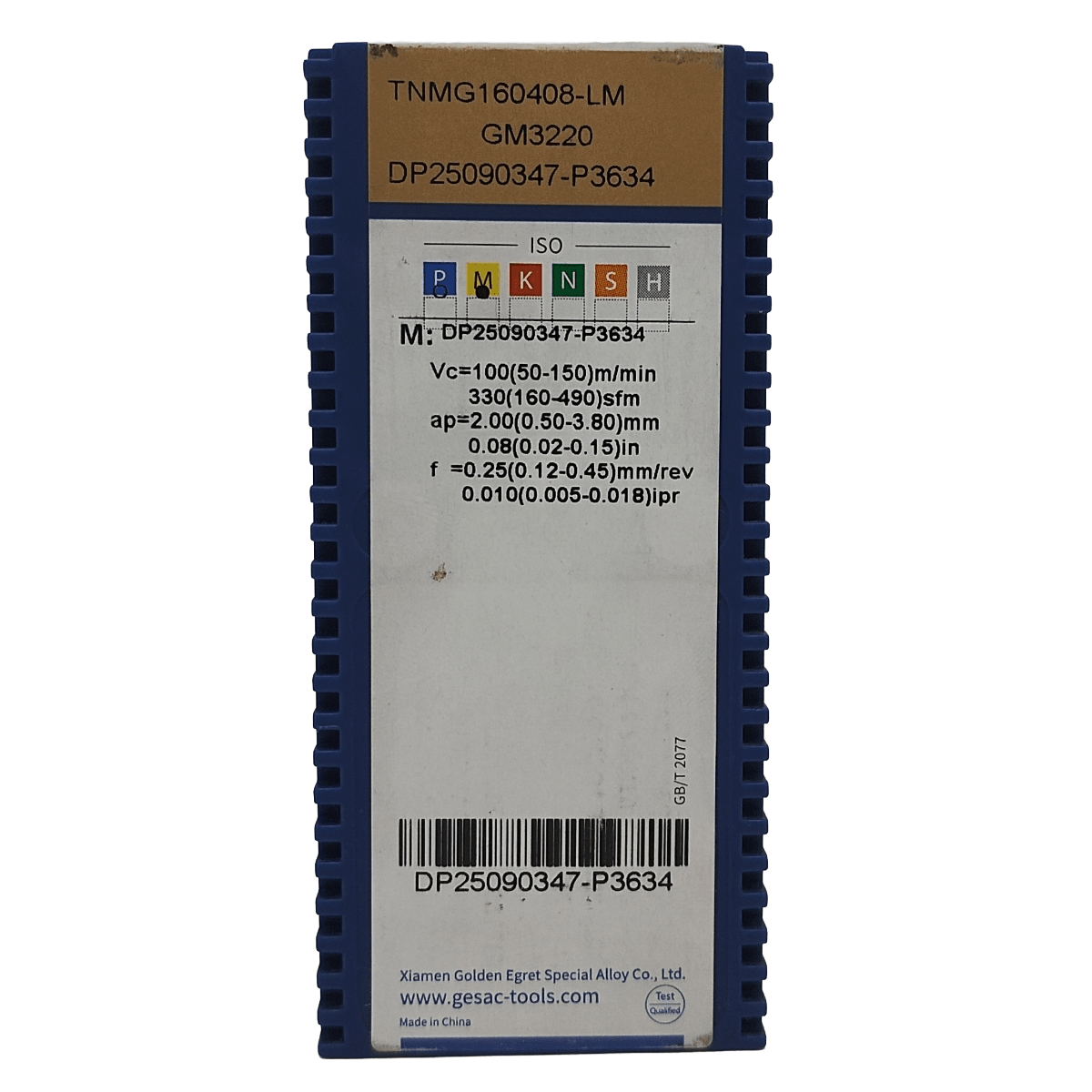 Caja inserto de torno TNMG160408-LM GM3220 (M) GESAC2