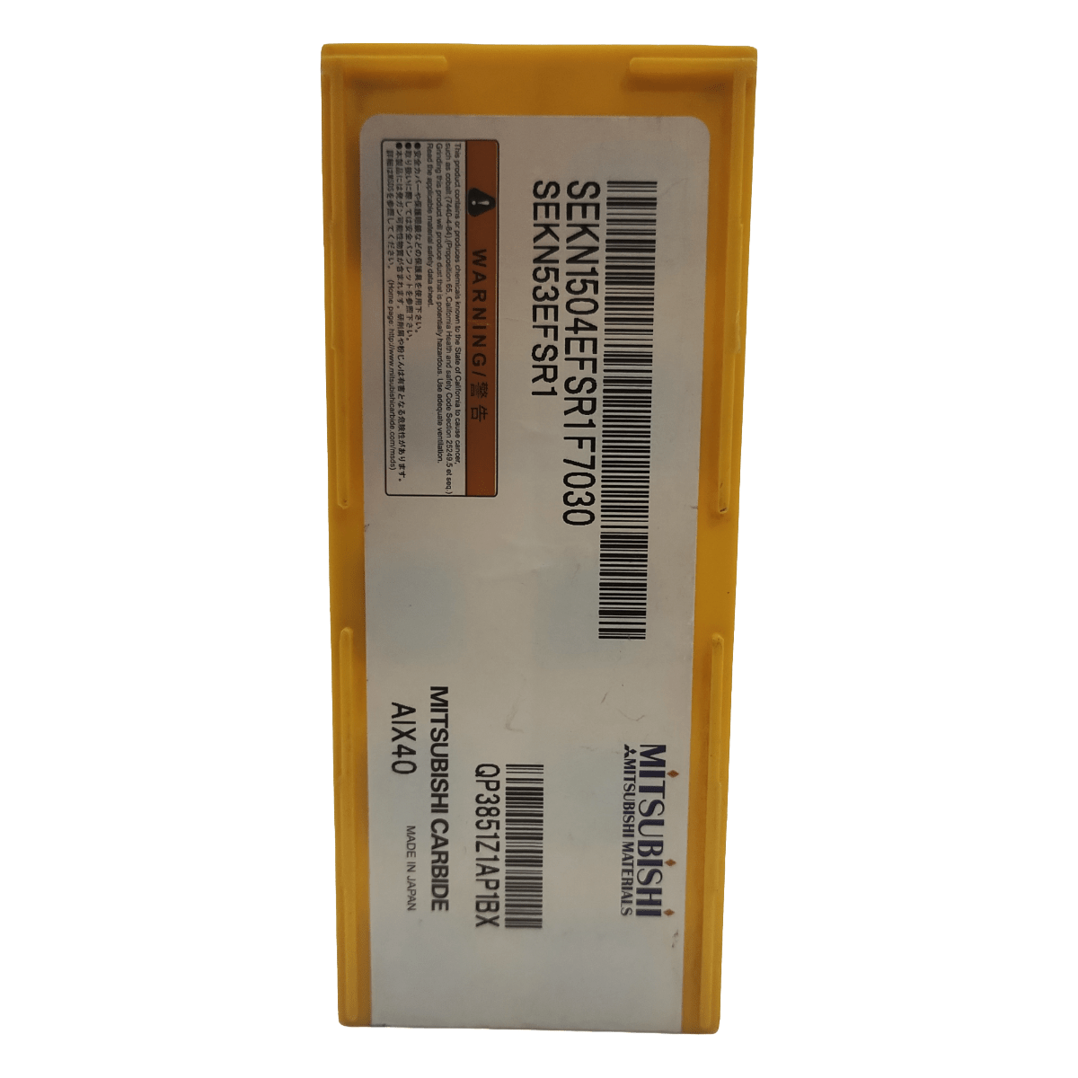 Caja inserto de fresado SEKN1504 F7030 MITSUBISHI1