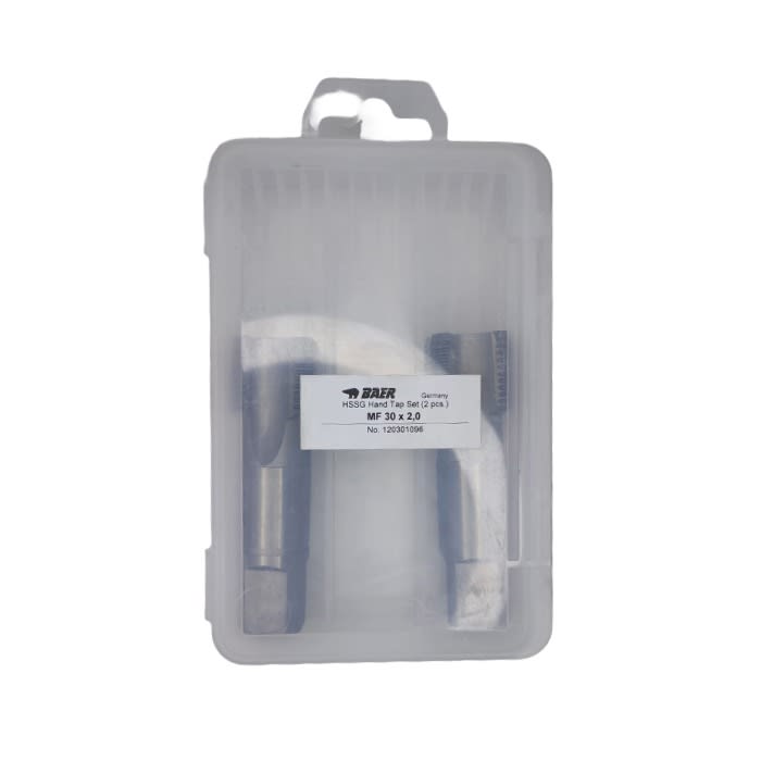 Macho manual MF 30 x 2 (2 piezas) HSS BAER 0