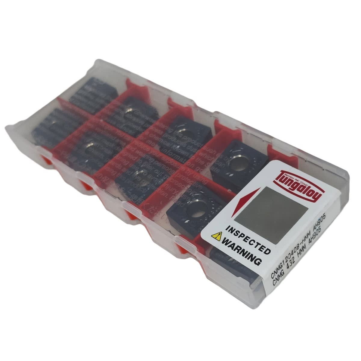 Caja inserto de torno CNMG120408-HMM AH905 TUNGALOY3