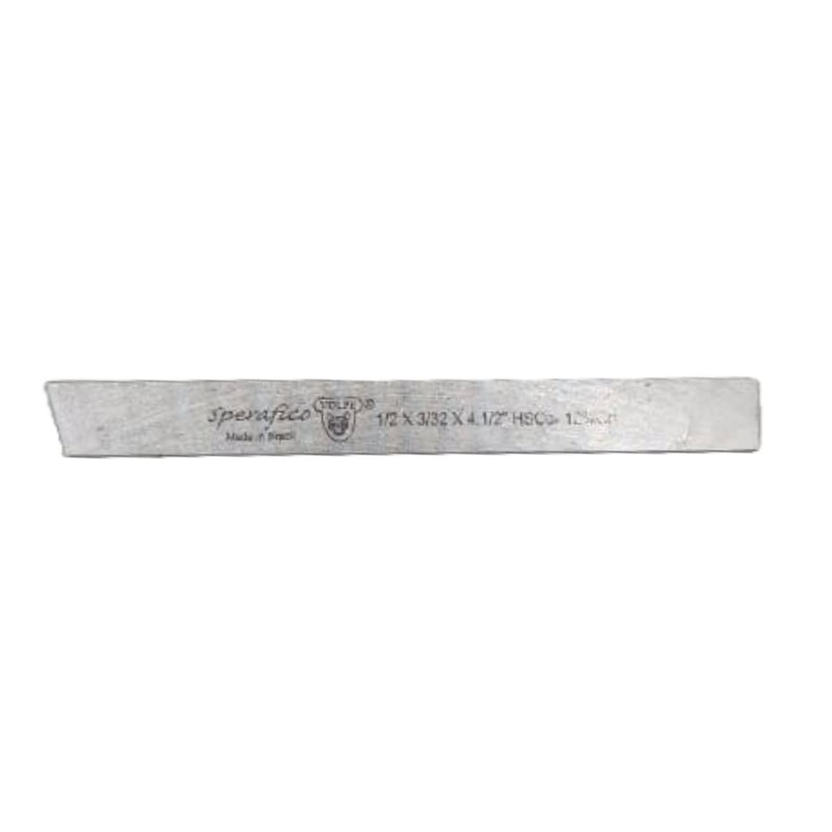 Cuchilla de tronzar 1/2 x 3/32 x 4.1/2 HSSE 12% Co. biselada SPERAFICO1