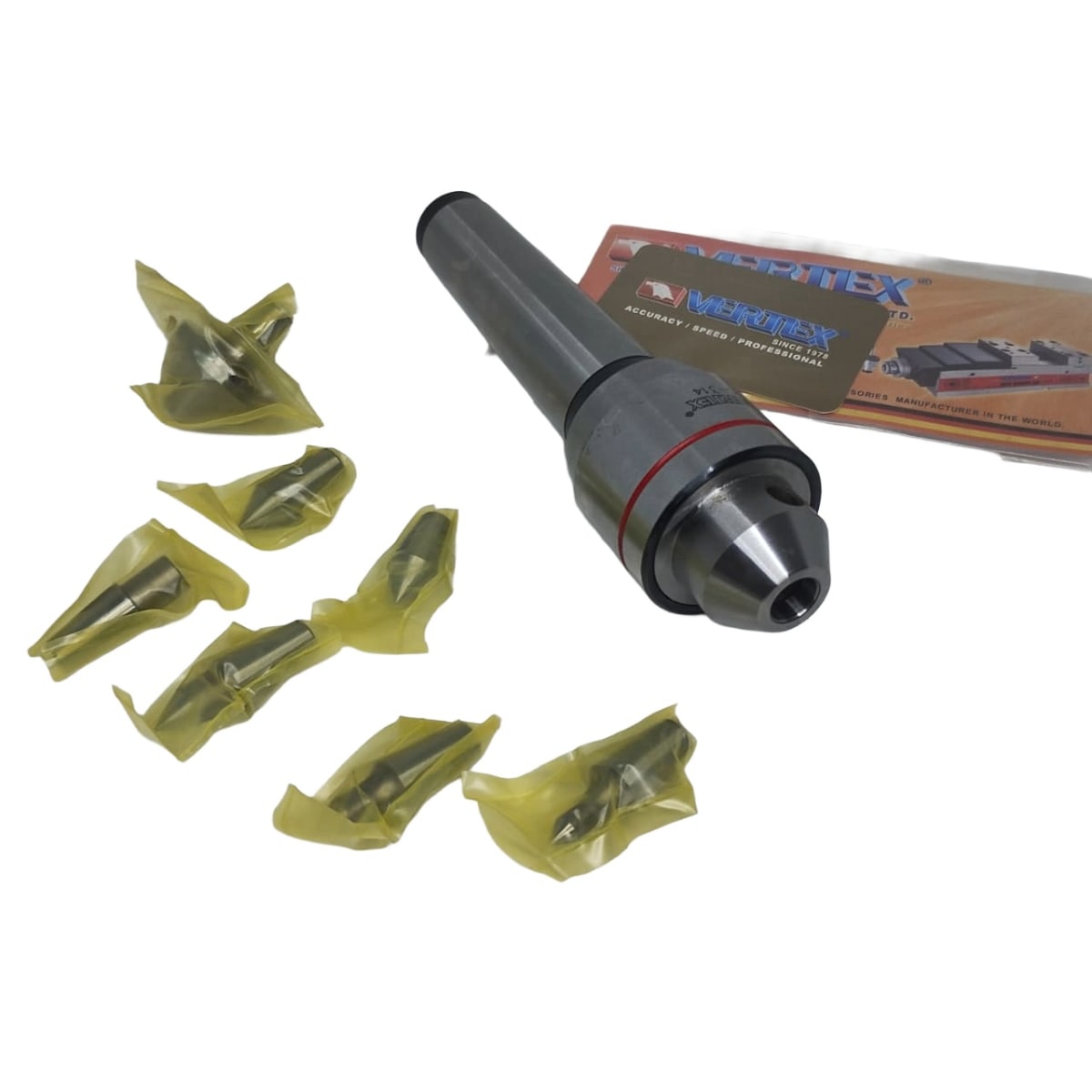 Centro giratorio CM4 con puntas intercambiables VLC-314 VERTEX2