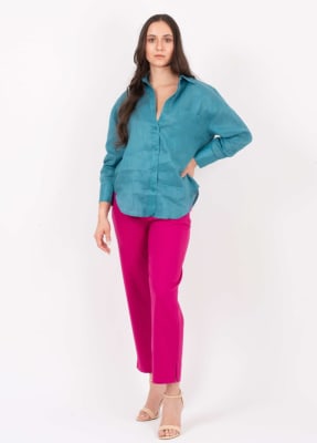 CAMISA OVERSIZE LINO AZUL1