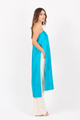 BLUSA AZUL DE SEDA1