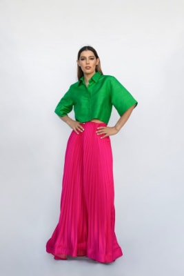 FALDA LARGA PLISADA ROSA1