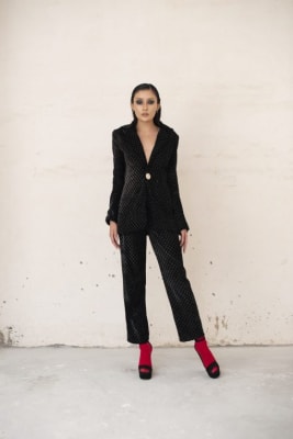 PANTALÓN DE TERCIOPELO CON BRILLOS NEGRO/BRILLOS1