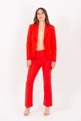 PANTALON C/BOLSILLOS ROJO