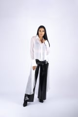 CAMISA LARGA DE SEDA IVORY