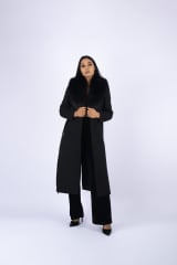 ABRIGO LARGO DE LANA