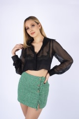 CAMISA GASA DE SEDA MANGAS AMPLIAS