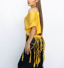 KIMONO REBOZO AMARILLO
