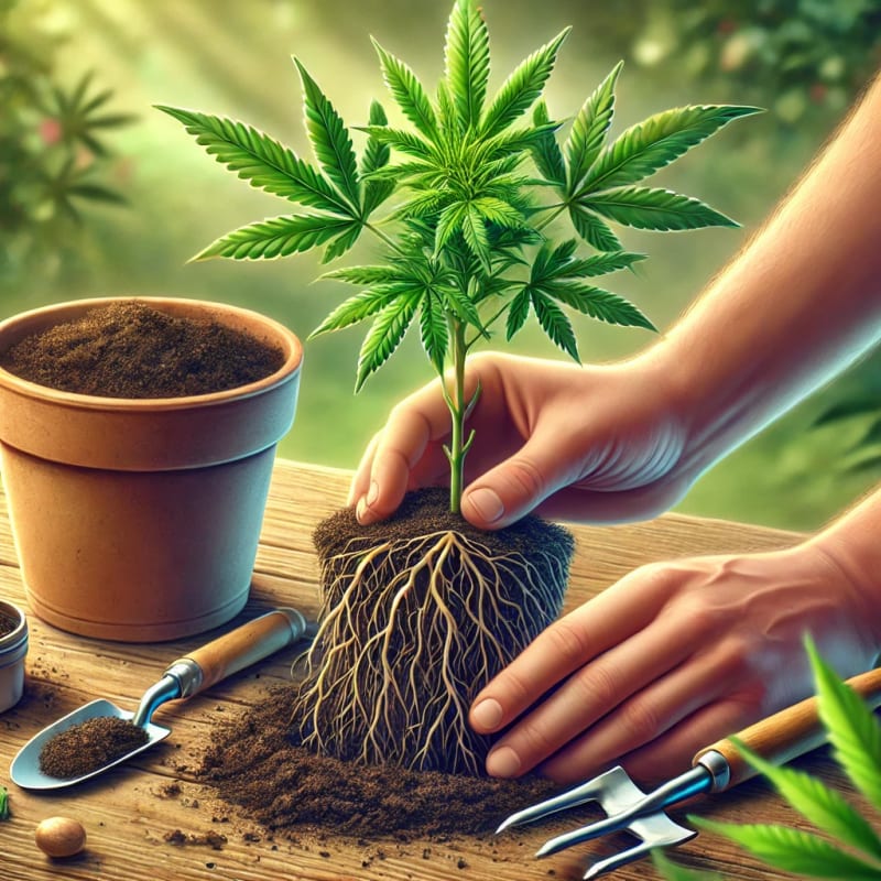 Como Trasplantar en Sustrato