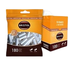 FILTRO BRISTOL NARANJO 8X22  180un1