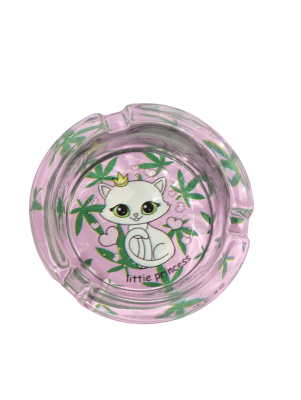CENICERO ROSA GATO