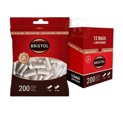 FILTRO BRISTOL ROJO 7X22  200un1
