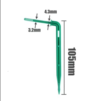 ESTACA PARA RIEGO A GOTEO VERDE 4MM