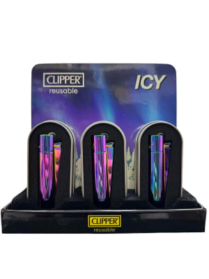 ENCENDEDOR METALICO ICY - CLIPPER