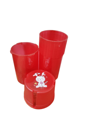 CONTENEDOR + MOLEDOR ECO - ROJO