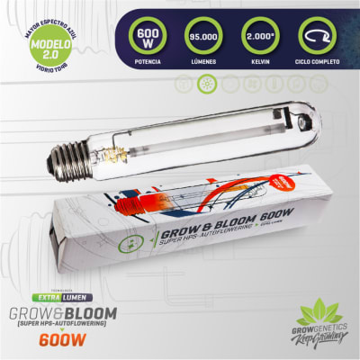 BOMBILLA GROW & BLOOM 600W - GROW GENETICS1