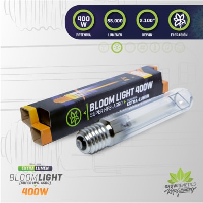 BOMBILLA SODIO 400W EXTRA LUMEN - GROW GENETICS