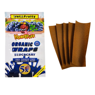 HEMP WRAP BLUEBERRY X5 - HONEY PUFF1