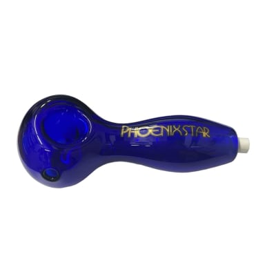 PIPA PIREX CON FILTRO - PHOENIXSTAR - AZUL OSCURO