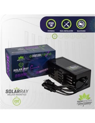 BALASTRO SOLAR RAY 250W - PLUG AND PLAY - GROW GENETICS