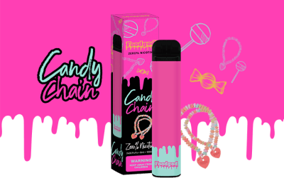 VAPE FOODGOD CANDY CHAIN 0% NIC 2400 PUFFS