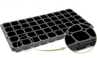 BANDEJA PLASTICA ALMACIGUERA 50 ESPACIOS