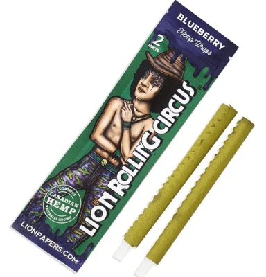 WRAP CAÑAMO BLUEBERRY - LION ROLLING CIRCUS