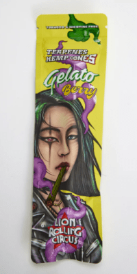WRAP TERPENES CONOS GELATO BERRY- LION ROLLING CIRCUS