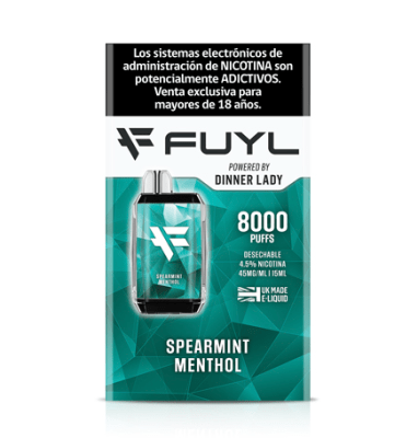 VAPE FUYL - SPEARMINT MENTOL 600 PUFFS