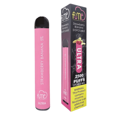 VAPE FUME - FRUTILLA PLATANO SIN NICOTINA