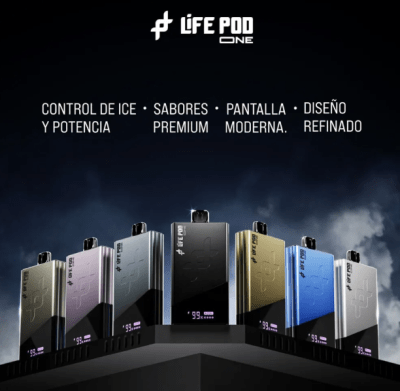 VAPORIZADOR ONE 40000 - 4.5% - LIFE POD