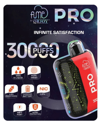 VAPE PRO 30.000 4.5% - FUME