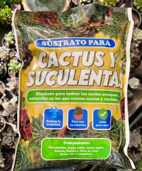 SUSTRATO 3 LITROS CACTUS Y SUCULENTAS
