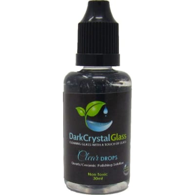 DARK CRYSTAL GLASS - CLEAR DROPS