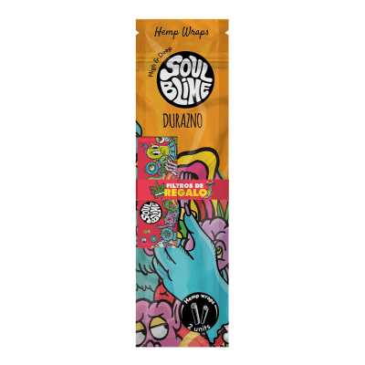HEMP WRAPS SOUL BLIME DURAZNO1