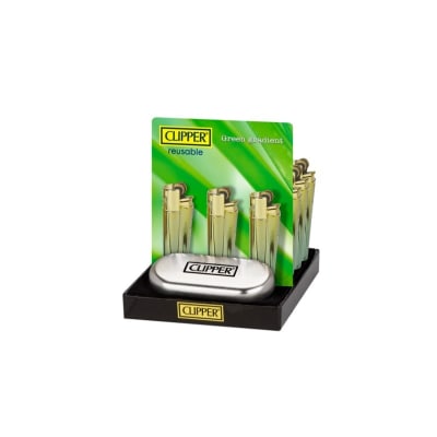 Encendedores Clipper – Metal Green Gradient1