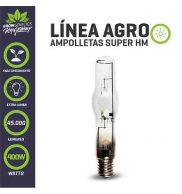 AMPOLLETA HALURO 400W - GROW GENETICS