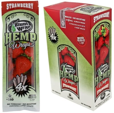 HEMP WRAP STRAWBERRY - BLUNT WRAP1