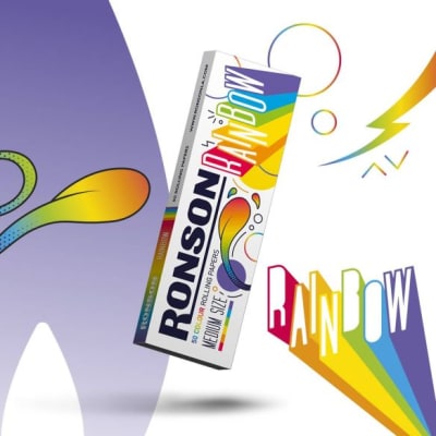 PAPELILLO 1 1/4 RAINBOW RONSON1