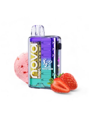 VAPE NOVA STRAWBERRY ICE CREAM 20.000 PUFF - KEYSTONE