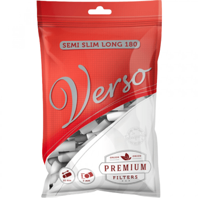 FILTRO TABACO SEMI SLIM LONG 20MM X 7MM - VERSO