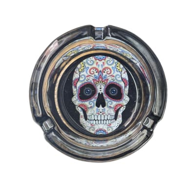 CENICERO REDONDO DE VIDRIO - 80MM4