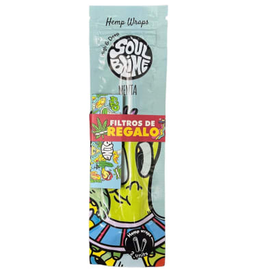 HEMP WRAPS  SOUL BLIME MENTA